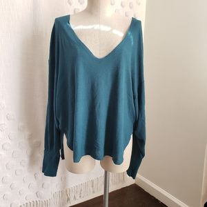 BDG Over-sized Teal Top